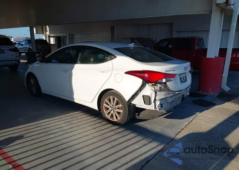 2014 Hyundai Elantra Se from USA, damaged, VIN 5NPDH4AE2EH511120